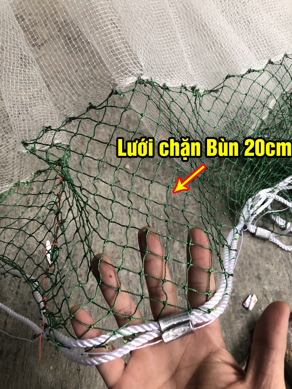 [Giảm Giá ] lưới vét cá cao 2m dài 10m A CƯỜNG