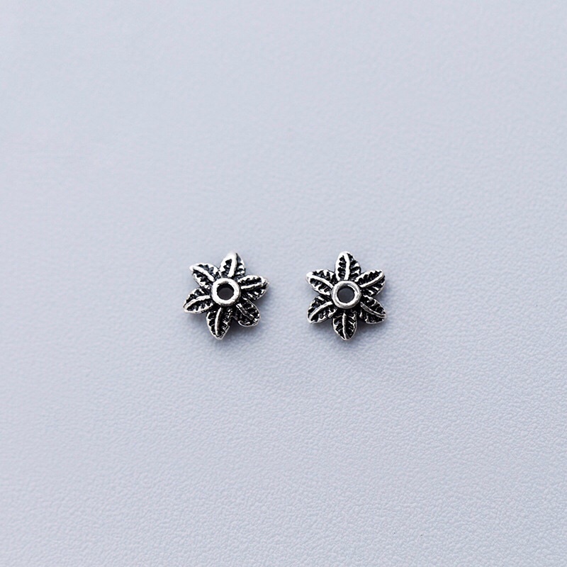 [S925] Charm bạc ốp cánh hoa - MH251