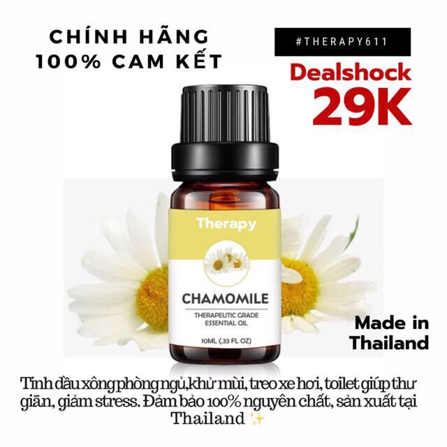 Tinh Dầu Nguyên Chất Hương Cúc La Mã - Chamomile Therapy