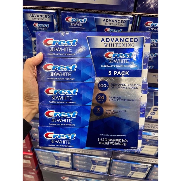 KEM ĐÁNH RĂNG CREST 3D WHITE ADVANCED WHITENING