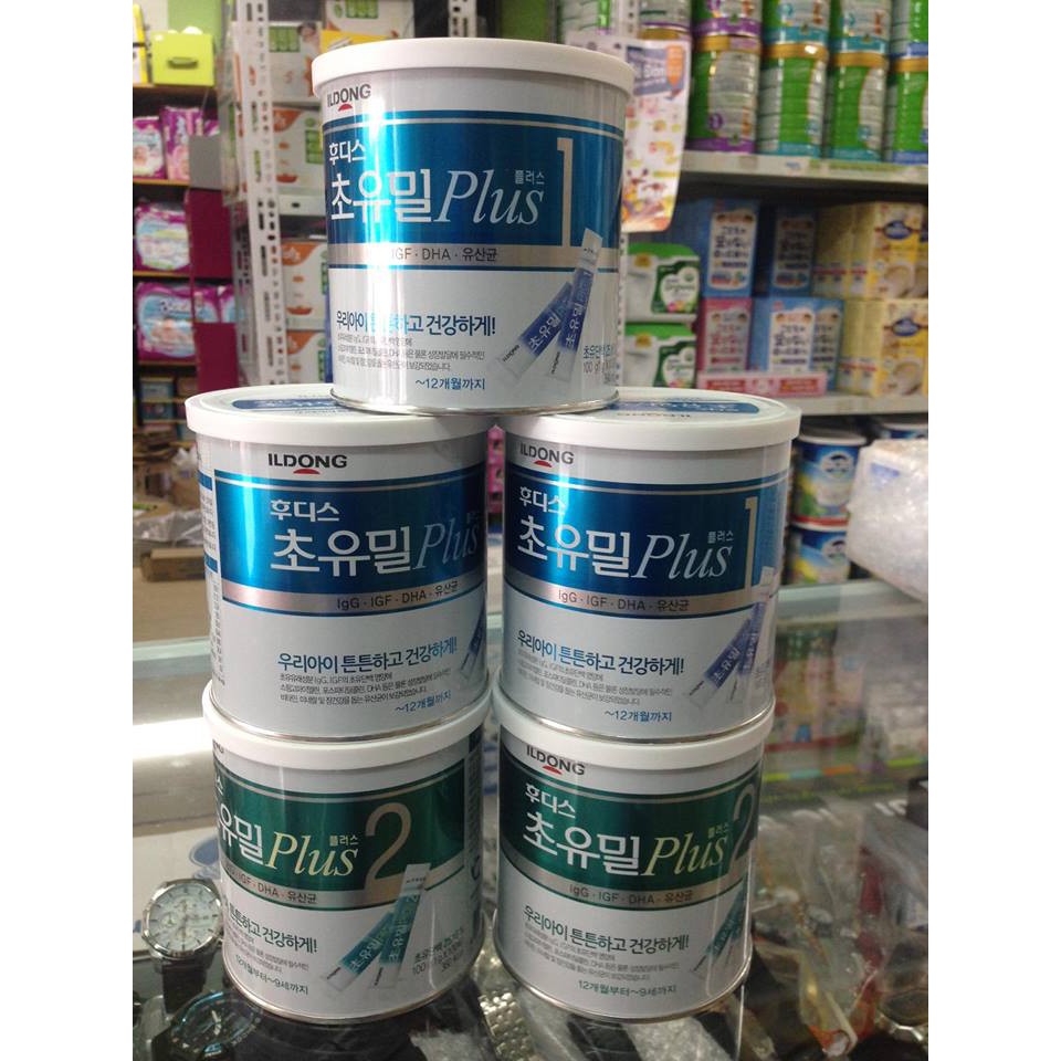 Sữa non số 1/ số 2 / men idhong, ildong hàn quốc - men