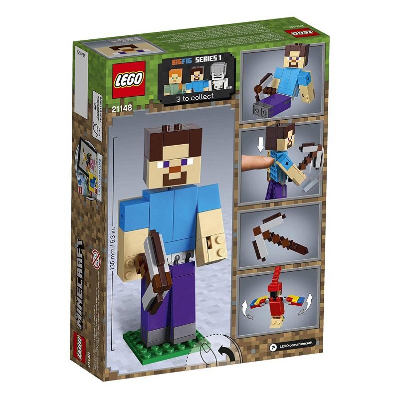 Lego Minecraft 21148 - Steve khổng lồ và vẹt