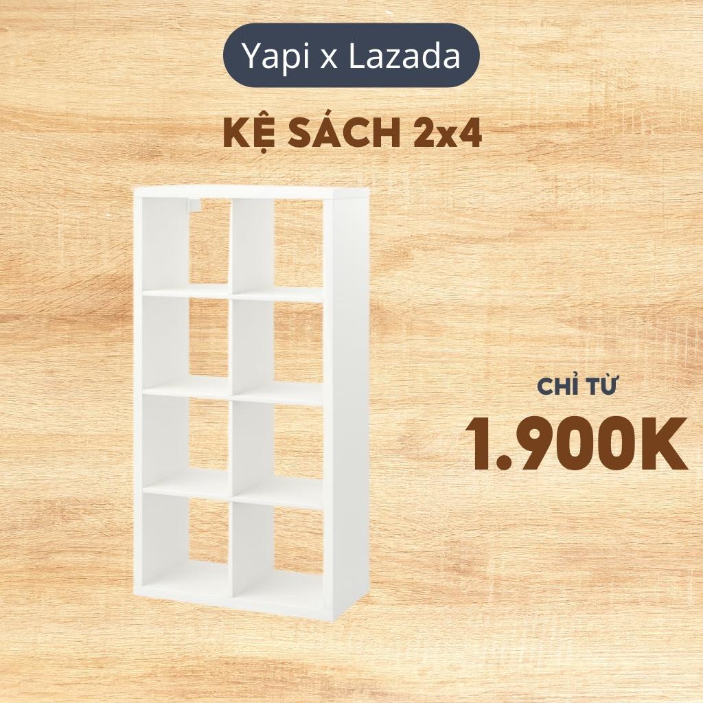 Kệ Sách Gồm 2 Kệ 4 Tầng Hiện Đại Yapi -601