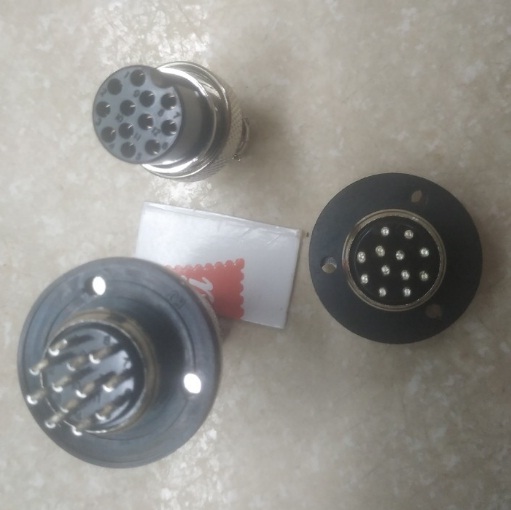 Bộ giắc cắm đực và cái M19 12 chân