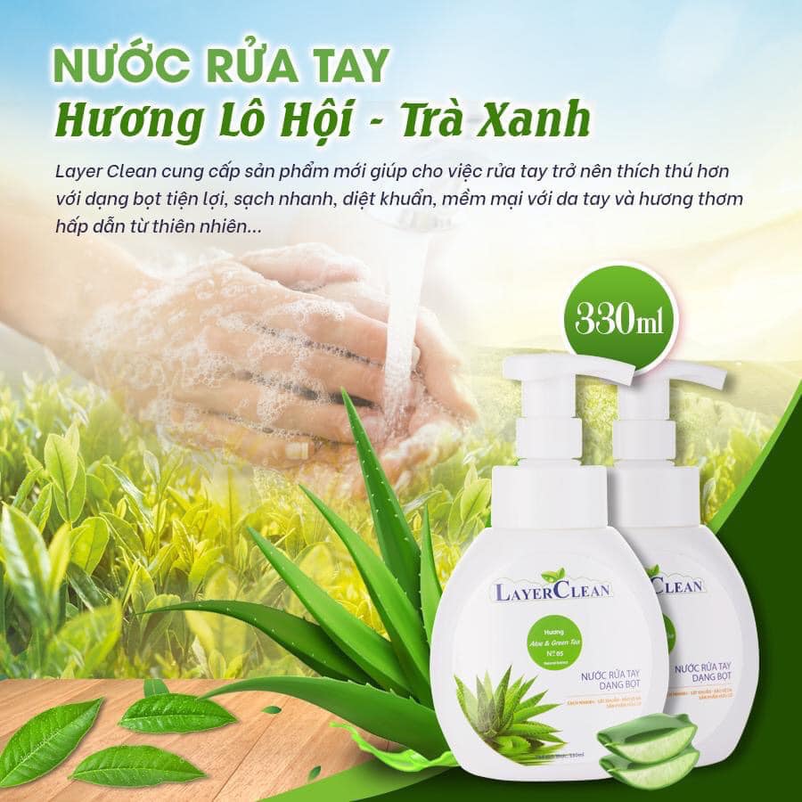 Nước rửa tay hữu cơ Layer Clean