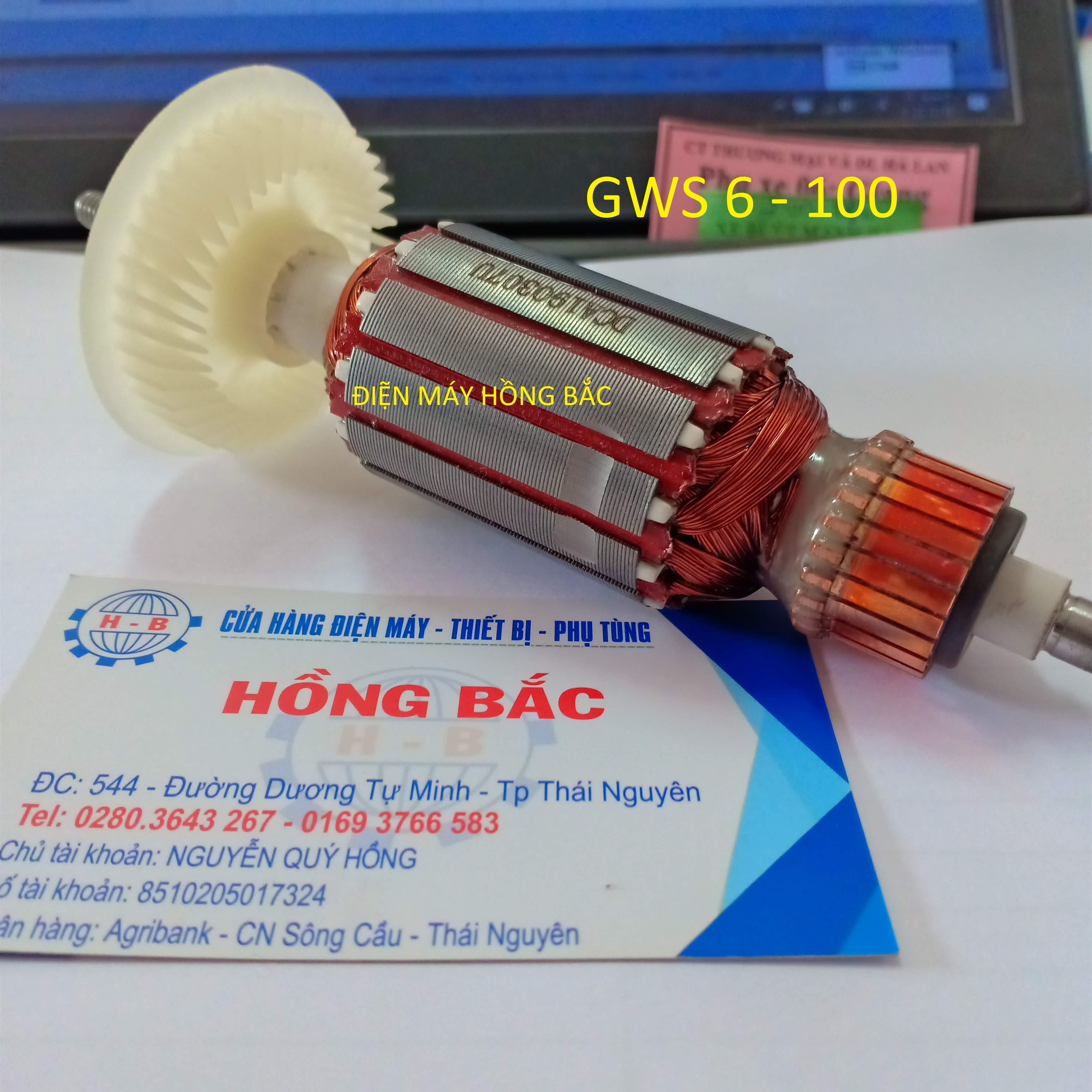 ROTOR MÁY MÀI GÓC GWS 6 -100 DCA