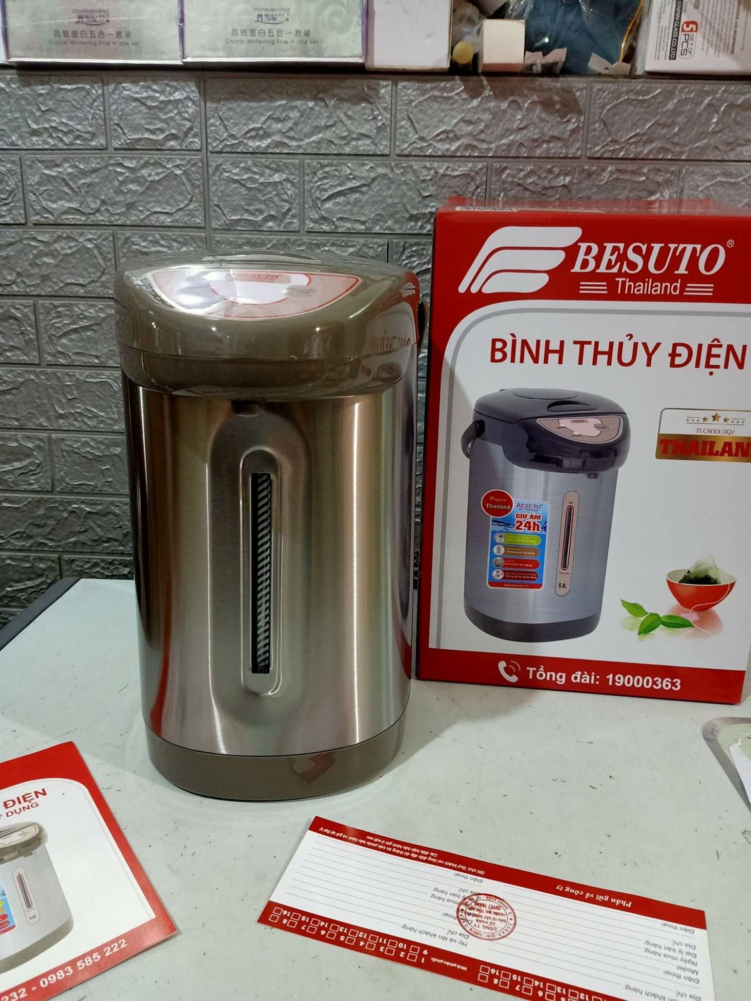 BÌNH THỦY ĐIỆN BESUTO 4,8LÍT