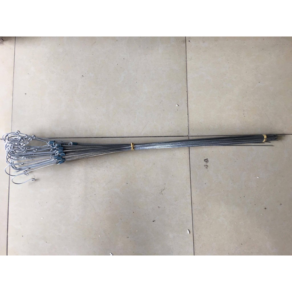 Móc kẽm chia 3 treo lan 80cm