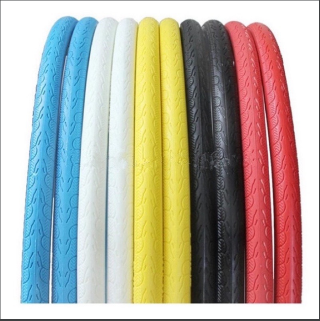 Lốp xe đạp đặc không săm 700x23c màu đen