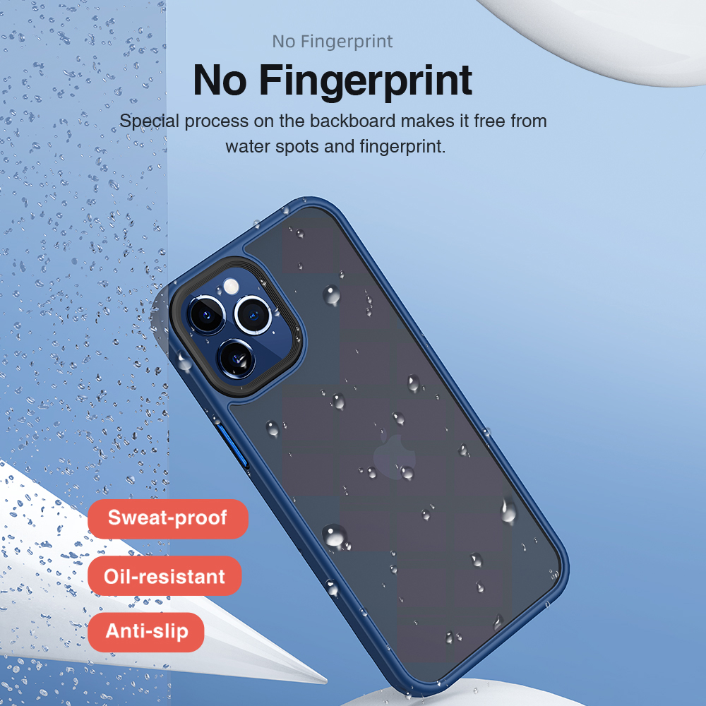 ỐP CHỐNG BÁM VÂN TAY iPhone 12/ 12 Pro/ 12 Pro Max/ 11/ 11 Pro Max hiệu Likgus