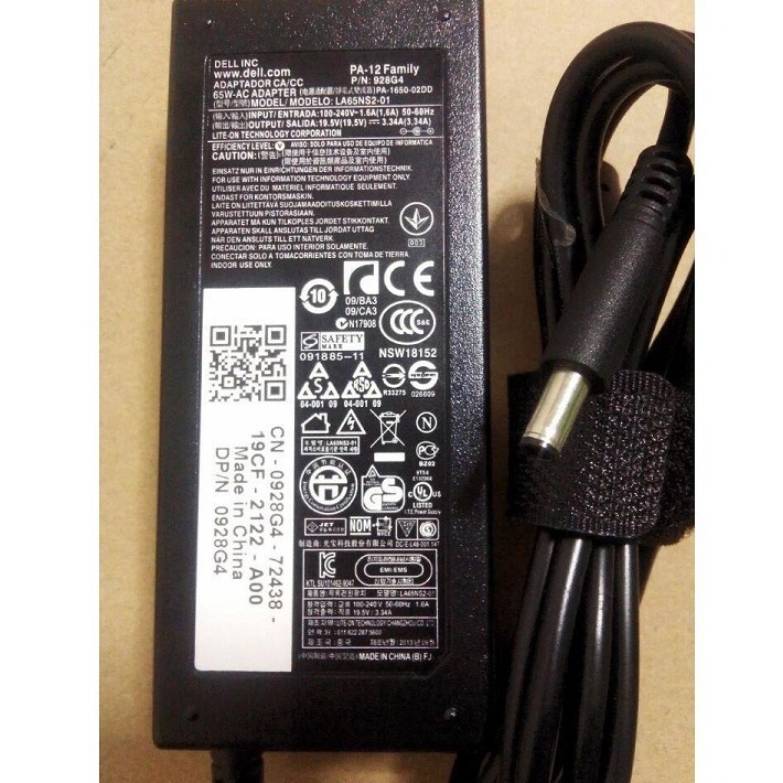 [HCM]Sạc laptop Dell 1764 (19.5v-4.62a)