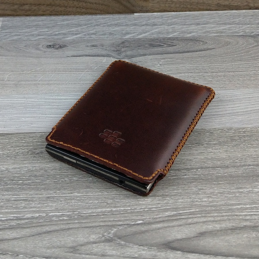 Bao Da Rút Blackberry Passport silver Style Da Bò