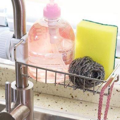 Khay Inox Gắn Vòi Rửa Chén