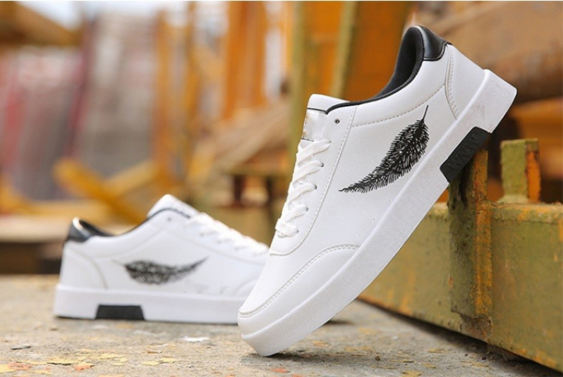 Giày sneaker nam thời trang Udany, giày thể thao nam nổi bật với họa tiết lông vũ tuyệt đẹp, giày hot trend cho mùa đông năm nay - USN017 giá rẻ