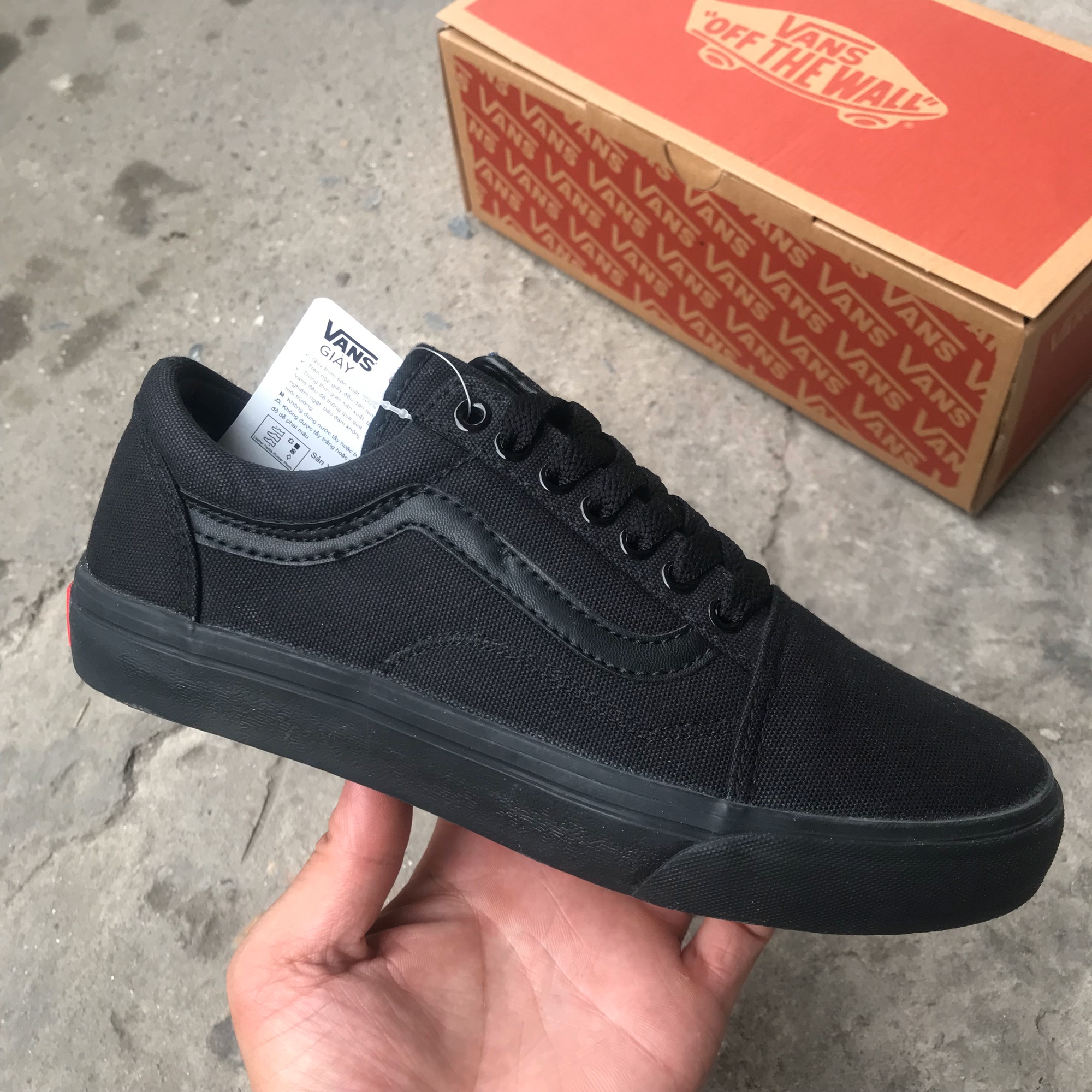 GIÀY VANS OLD SKOOL ĐEN FULL