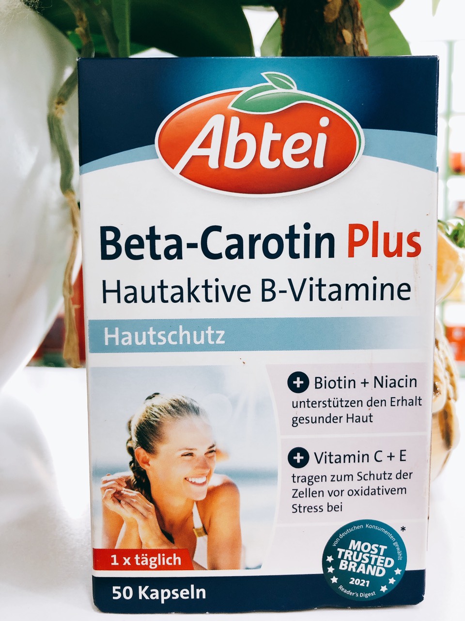 Abtei - Viên uống chống nắng Beta - Carotin Plus(Hàng nội địa Đức)