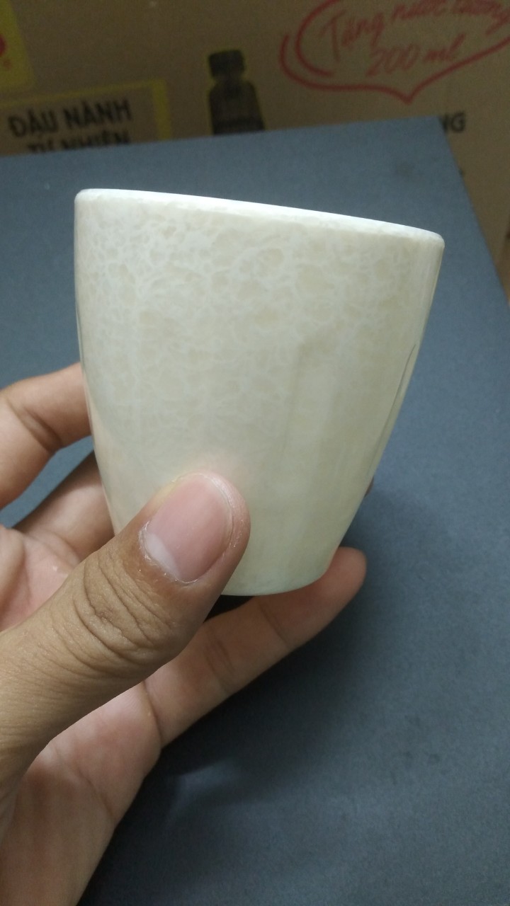 Ly uống nước,trà nhựa Melamine vân đá trắng