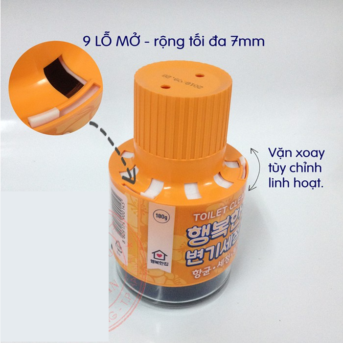 [FREESHIP] Cốc thả bồn cầu Hàn Quốc siêu thơm siêu sạch