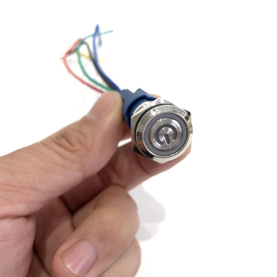 [HCM]Công Tắc Led Nhấn Giữ Kèm Giắc [ Power ]