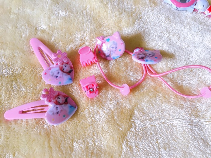 [HCM]Hộp phụ kiện tóc hello kitty cho bé gái