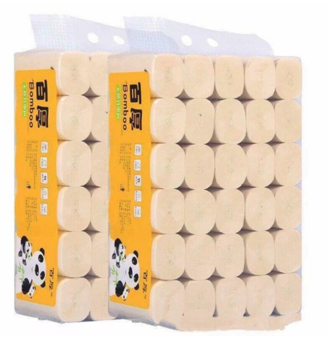 36 CUỘN GIẤY GẤU TRÚC VỆ SINH BAIHOU