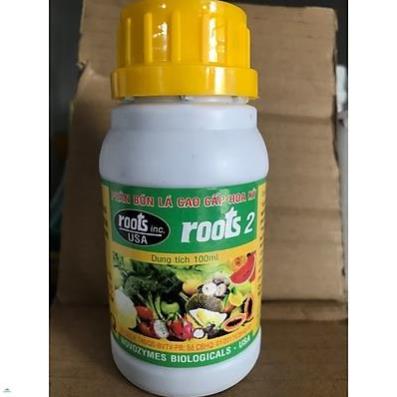 Phân Bón lá cao Cấp Hoa Kỳ roots 2 100ml Kích Thích Rễ Phát Triển Giải độc cho cây trồng bị ngộ độc phèn, mặn