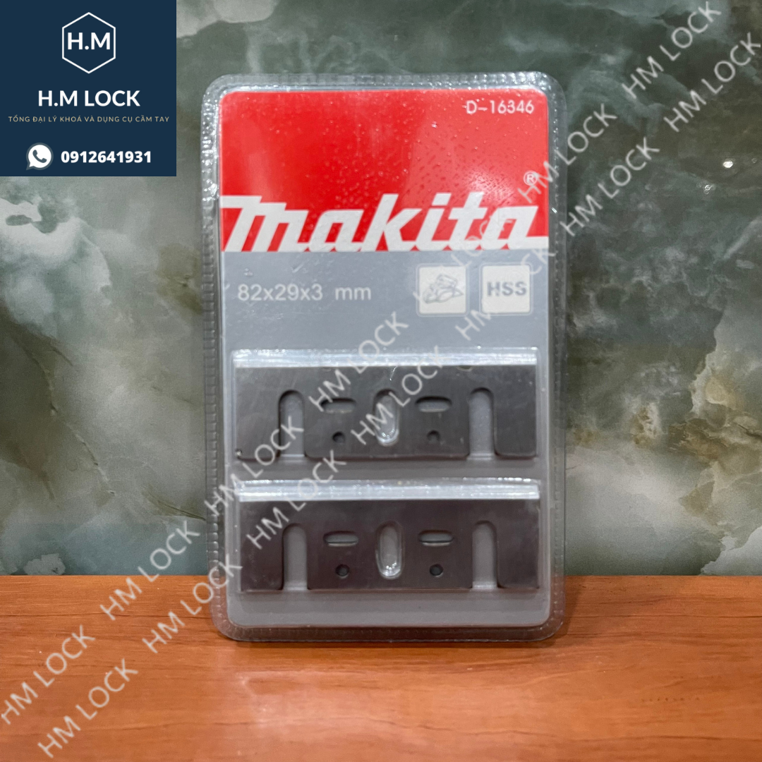 Bộ 2 lưỡi bào gỗ d-16346 - hàng chuyên dùng bào gỗ - hm lock