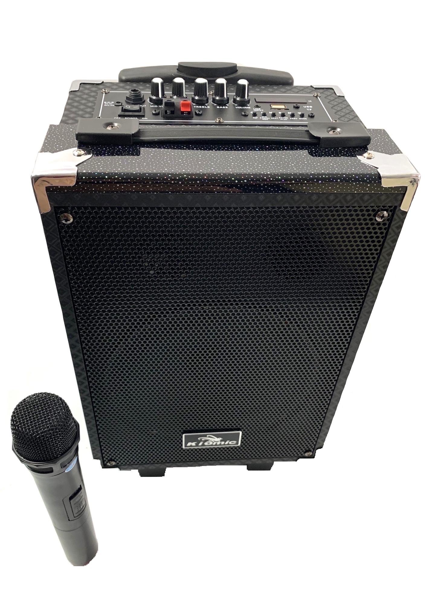 [HCM]Loa Kéo Bluetooth Karaoke Di Động Q8 Pro KIOMIC (Tặng 1 Micro Hát Siêu Hay)