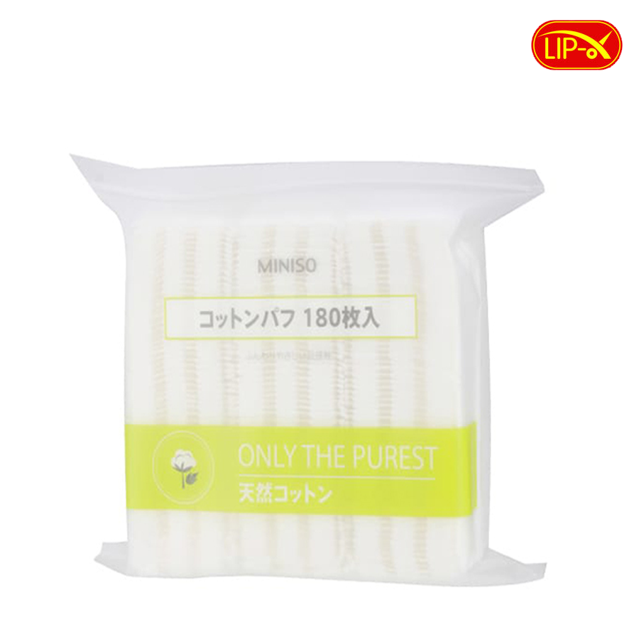 Bông Tẩy Trang Miniso 100% Cotton 180 Miếng