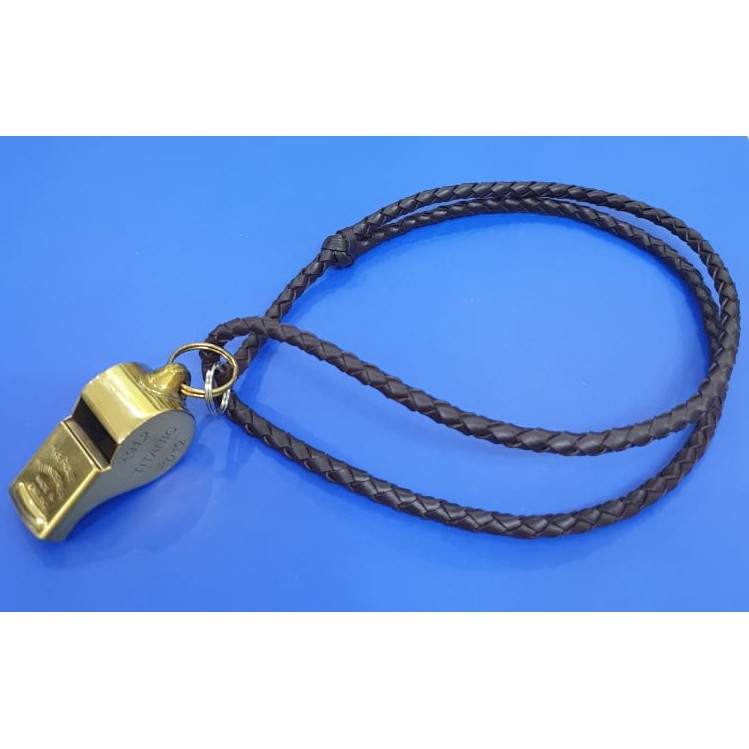 Dây Còi Đeo Cổ Bằng Da neck Leather Lanyard 107