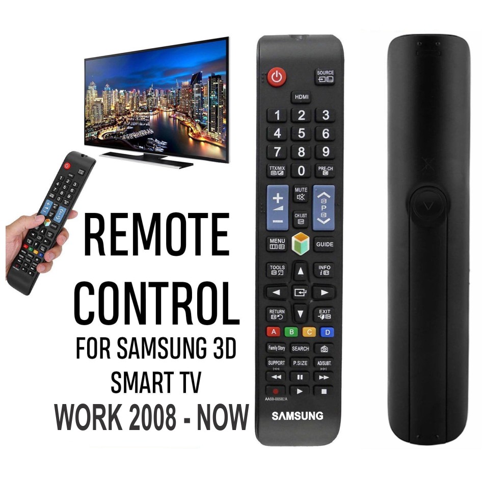 Điều khiển - Remote TV Samsung (Cho tất các đời TV Samsung kể cả Smart 4K).