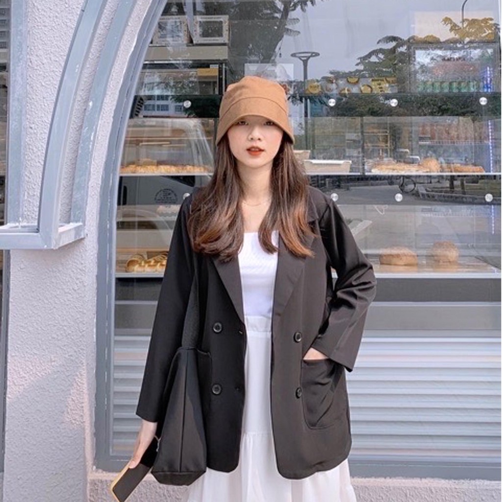 Áo khoác BLAZER trơn Hàn Quốc cao cấp