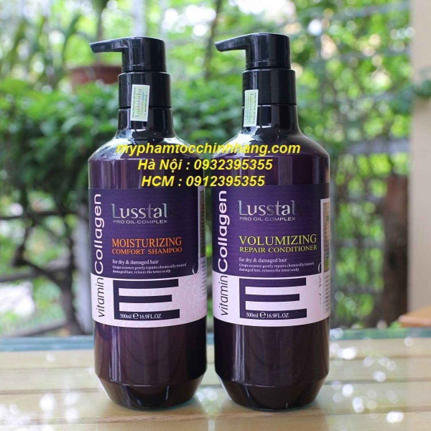 DẦU GỘI XẢ LUSSTALY COLLAGEN E 500ML