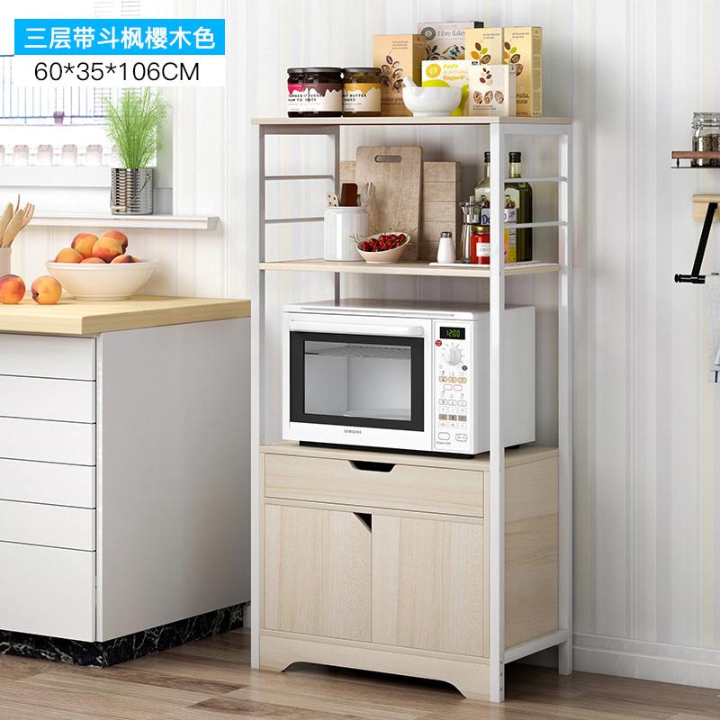 Làm Rộng Nhà Bếp Giá Để Đồ Rơi Xuống Đất Nhiều Tầng 3 Tầng 4 Tầng 5 Tầng Kệ Để Lò Vi Sóng Lò Nướng Gía Để Đồ Kệ Để Nồi Chảo Giá Để Đồ