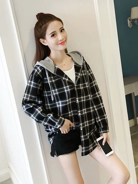 SIÊU PHẨM ÁO SƠ MI KẺ PHỐI NỮ NAM NỮ RUBY 99