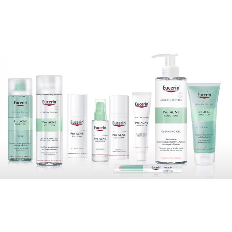 Gel Rửa Mặt Eucerin Cho Da Nhờn Mụn Eucerin ProAcne Solution Cleansing Gel Hasaki Sản Phẩm Chính Hãng