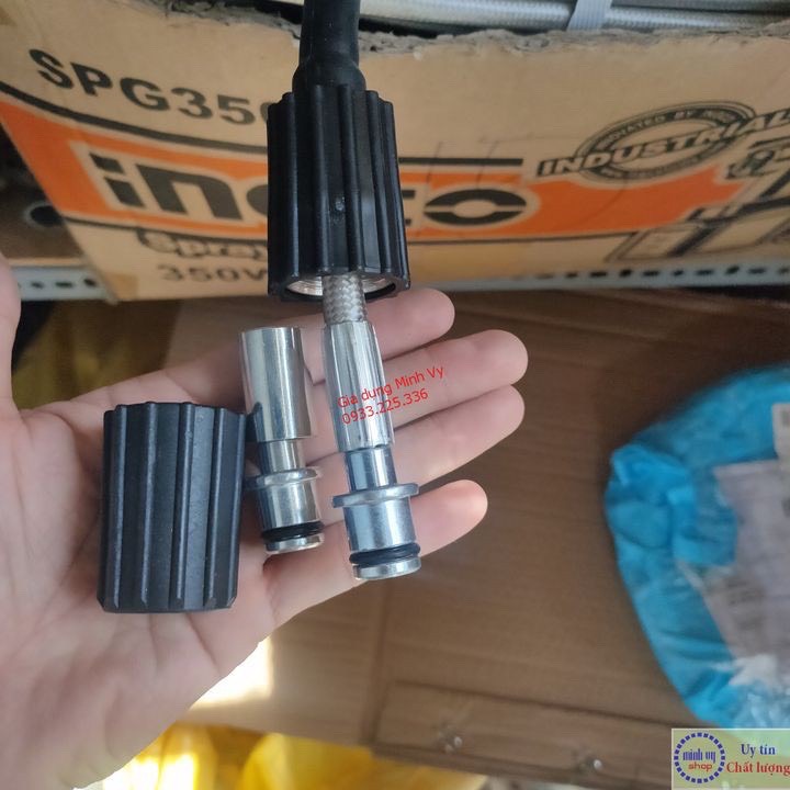 Đầu cốt nối dây rửa xe ren 22mm