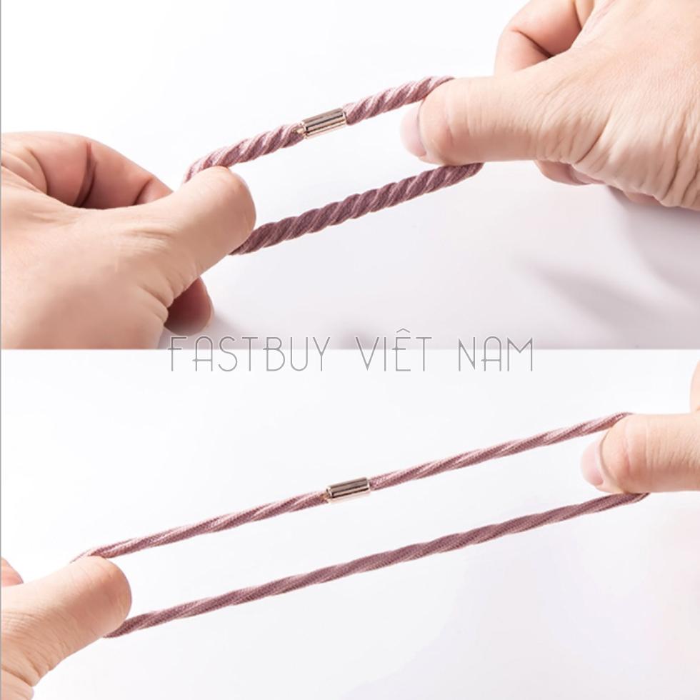 Sét 12 Dây Buộc Tóc Hàn Quốc