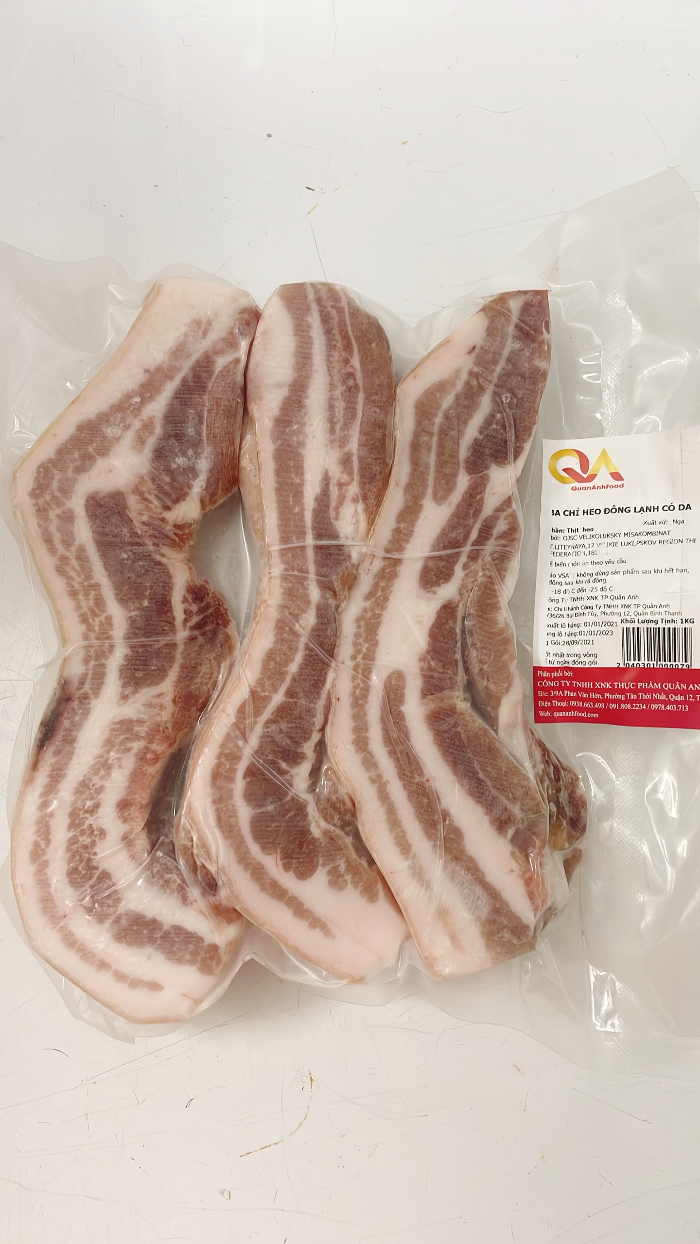 [GIAO HỎA TỐC HCM] - BA RỌI HEO CÓ DA RÚT SƯỜN