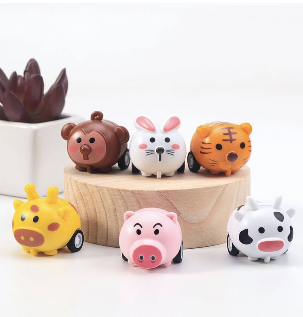 Đồ chơi con vật mini chạy đà-thú chạy cót mini