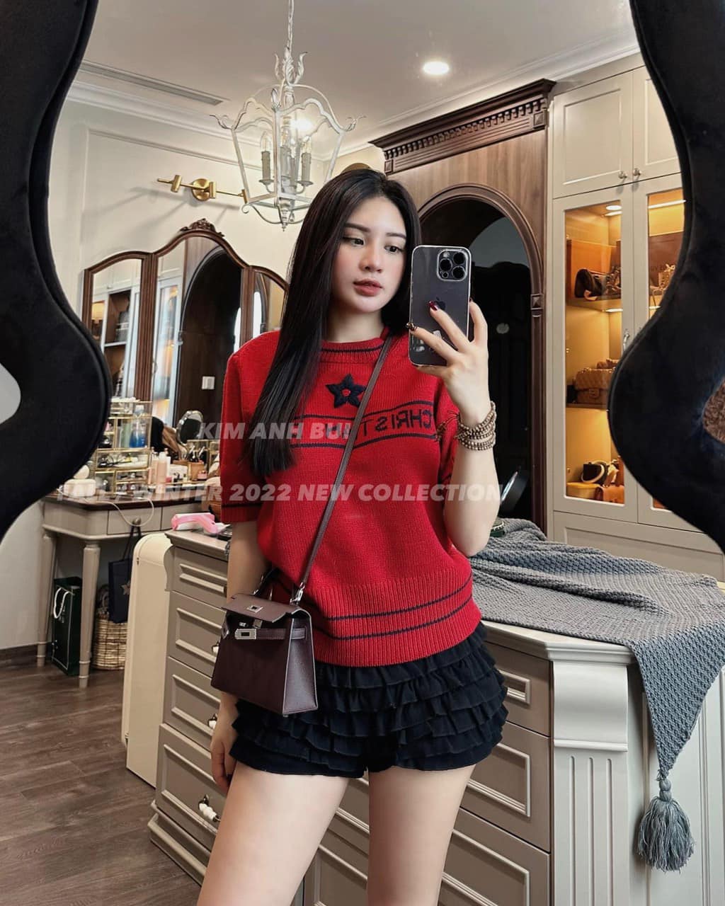 Áo Len Chữ D cộc tay