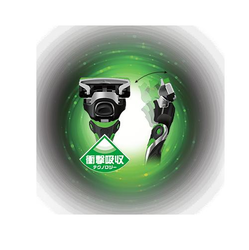 Vỉ 4 lưỡi dao cạo râu Schick Hydro 5 Custom - Japan (Xanh lá)