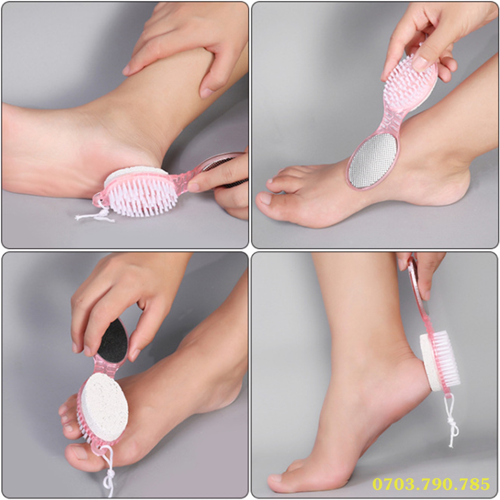 Dụng Cụ Chà Gót Chân 4 in1 Tiện Lợi