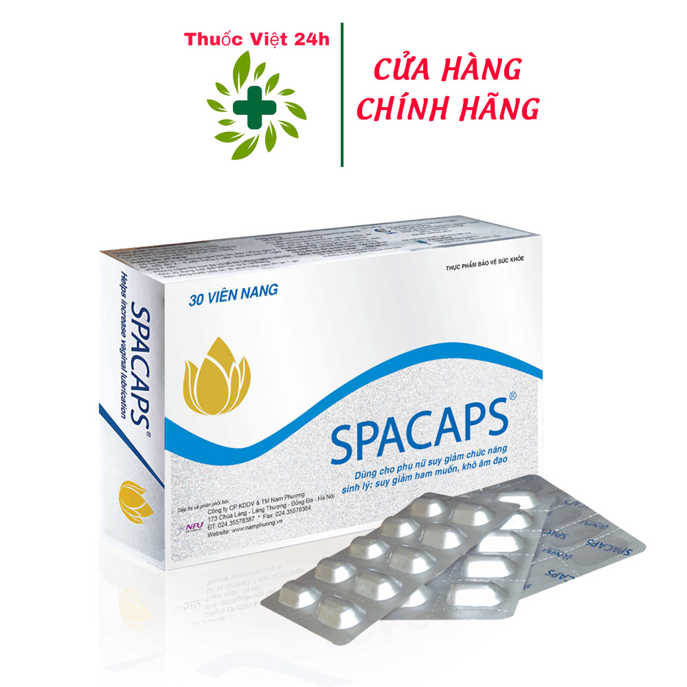 Spacaps - hộp 30 viên - giúp bổ huyết, tăng nội tiết tố nữ - thuocviet24h
