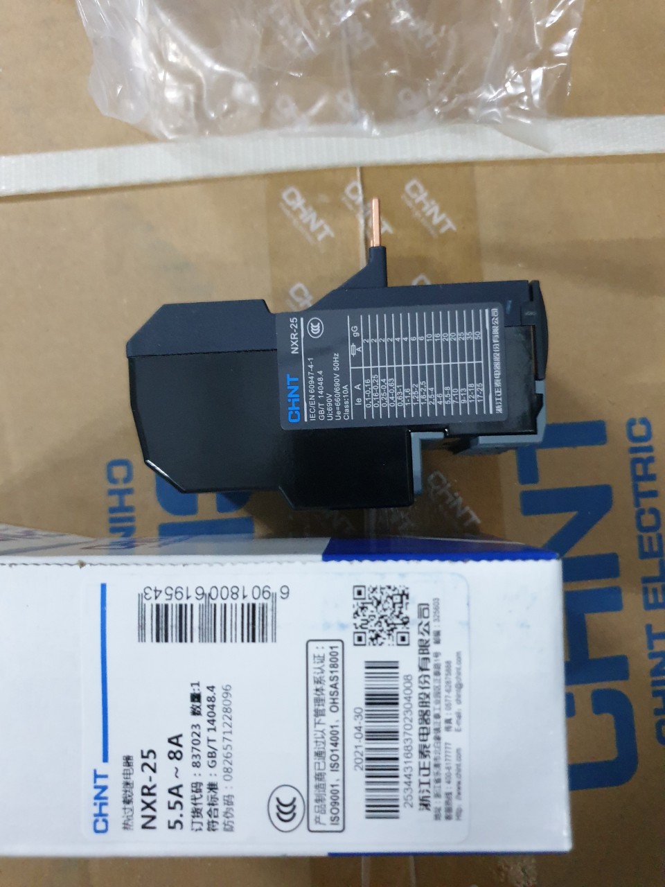 Rơ le nhiệt Chint NXR-25