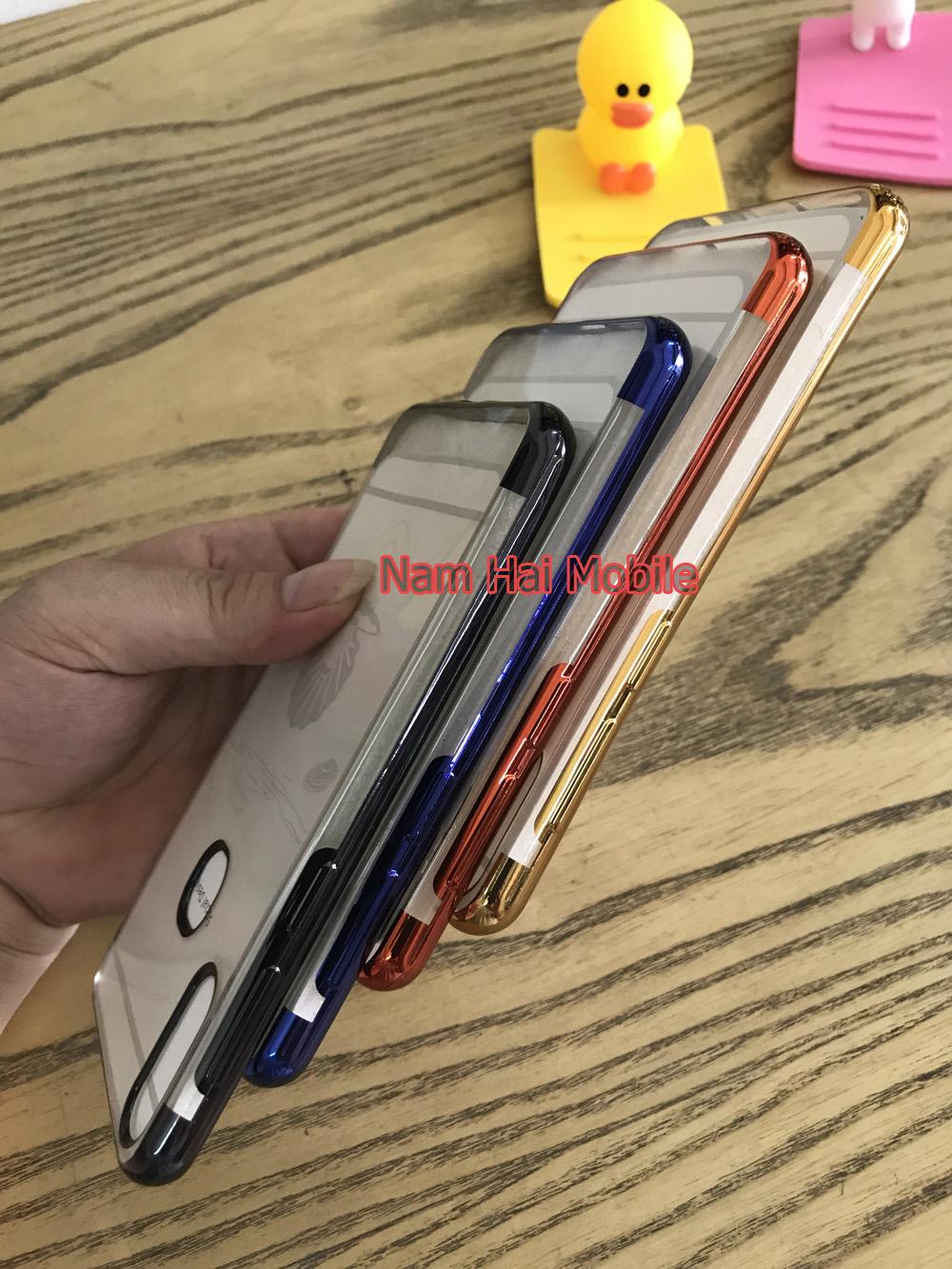 Ốp lưng Vsmart Active 1 dẻo trong viền màu