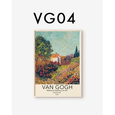 Tranh canvas, 9 tranh Van Gogh Cực Hot P2- Tặng kèm đinh treo tranh
