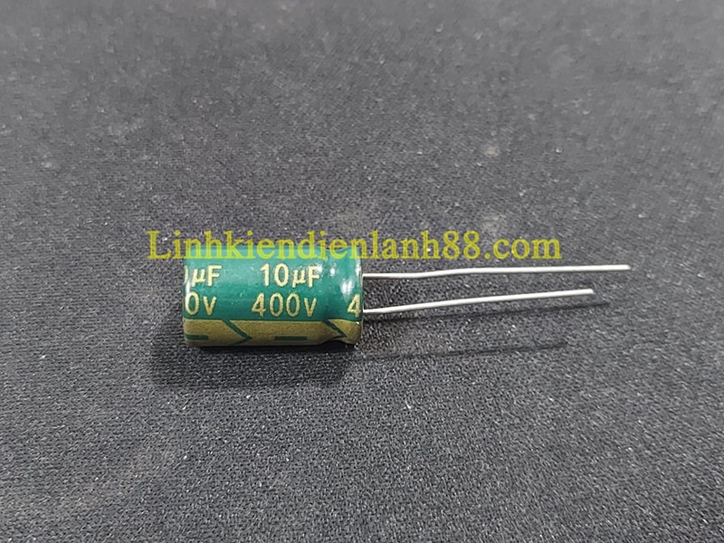 10 cái tụ hóa 10uf 400v mới !