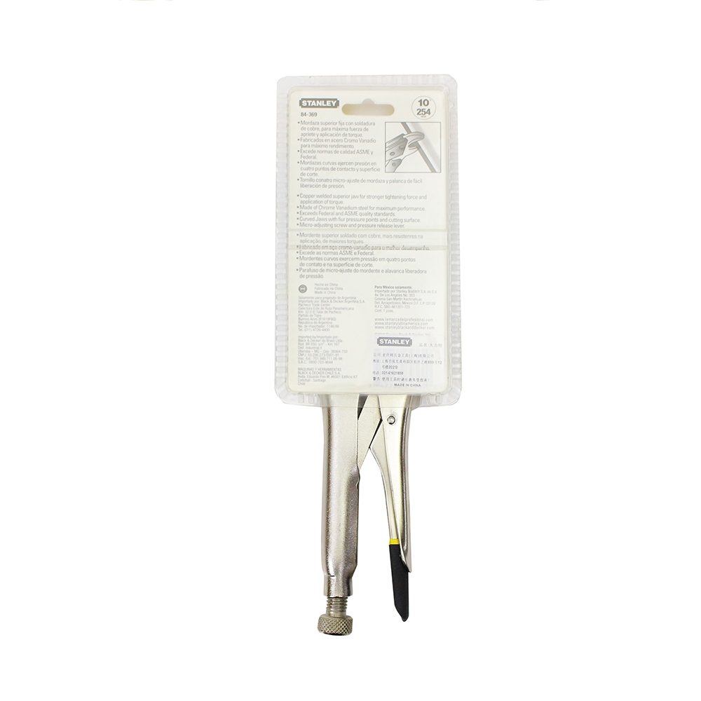 Kềm bấm 10"/254mm mỏ cong Stanley 84-369-1-S