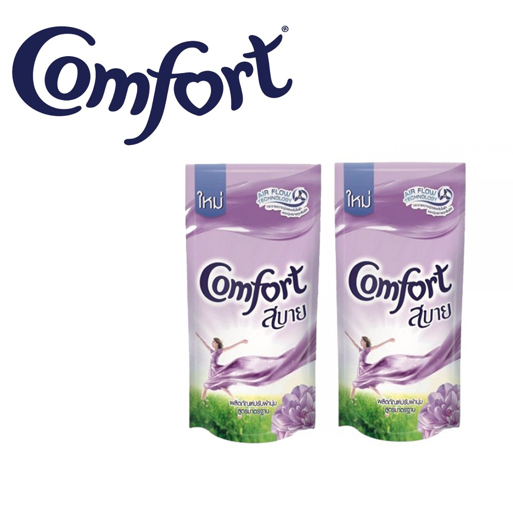 [HCM]Combo 3 bịch] Nước Xả VẢi Comfort 580ML Thái Lan [màu Tím]